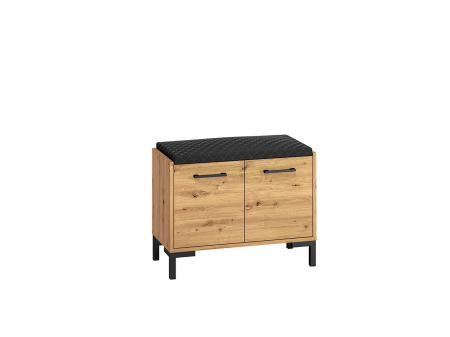 Toate Produsele - Pantofar stil bancuta , stejar /negru 70 cm lungime
