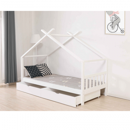 Pat cu 2 recipiente, alb, ELISIA [21]