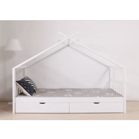 Pat cu 2 recipiente, alb, ELISIA [20]