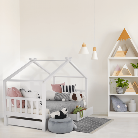 Pat cu 2 recipiente, alb, ELISIA [18]