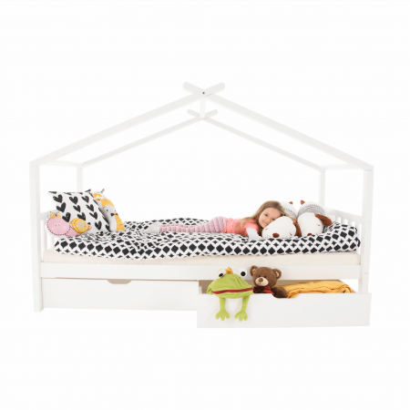 Pat cu 2 recipiente, alb, ELISIA [9]