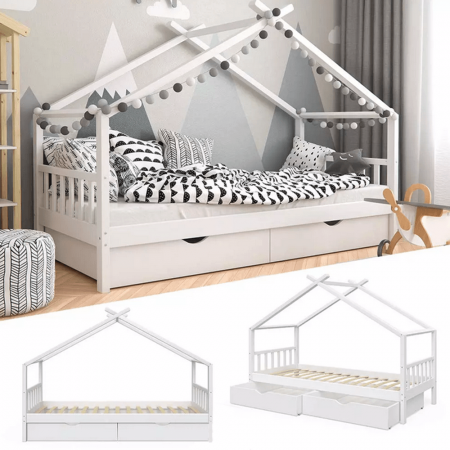 Pat cu 2 recipiente, alb, ELISIA [19]