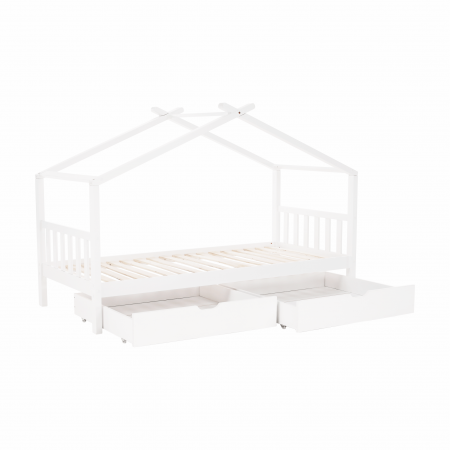 Pat cu 2 recipiente, alb, ELISIA [15]