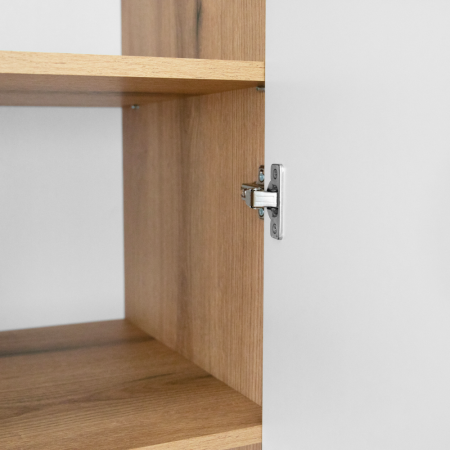 Pat cu extensie, 160x200, alb luciu înalt HG, MILAGA [8]