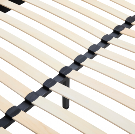 Pat cu grilă, 140x200, ţesătură roz Velvet, ISADORA [6]