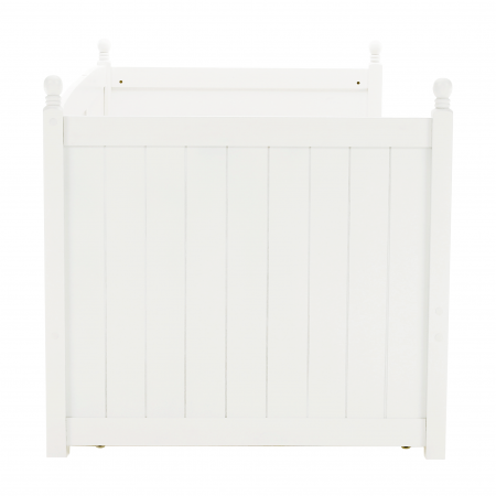 Pat cu pat suplimentar, lemn de pin, alb, 90x200, GLAMIS [14]