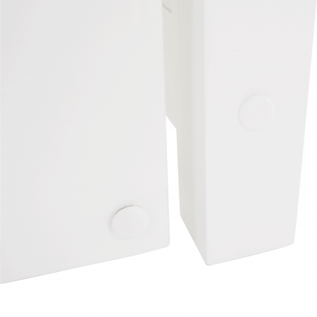 Pat cu pat suplimentar, lemn de pin, alb, 90x200, GLAMIS [10]