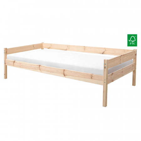 Paturi lemn & pal - Pat cu somieră, 90x200, molid, BENY