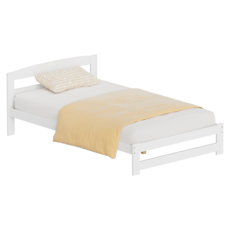 Toate Produsele - Pat cu somieră, alb, 120x200, AZRA