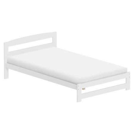 Pat cu somieră, alb, 120x200, AZRA [1]