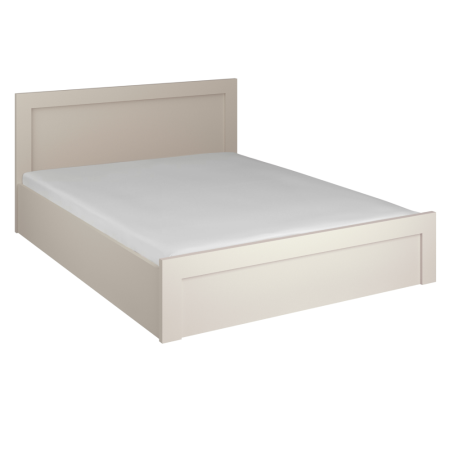 Paturi lemn & pal - Pat cu spaţiu de depozitare, 160x200, caşmir, KAROS