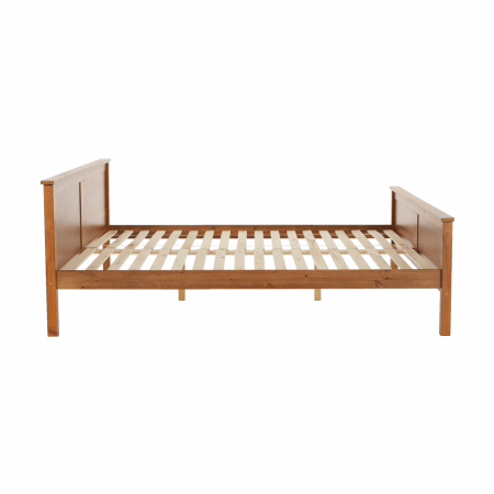 Pat, lemn de pin culoare de stejar, 160x200, PROVO NEW [21]