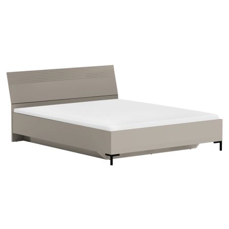 Pat matrimonial, 160x200, gri-maroniu Taupe, DOMCA [1]