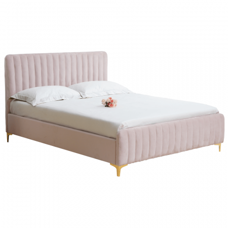 Toate Produsele - Pat tapitat de dormitor ,140x200 , design modern , diverse culori, Bortis Impex
