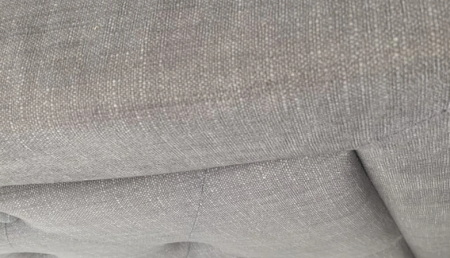 Pat  tapitat dormitor, cu 4 sertare, spatiu depozitare, matlasat, stofa textil  gri, 160x200, suport saltea fix inclus, pe picioare, tablie matalasata, [3]