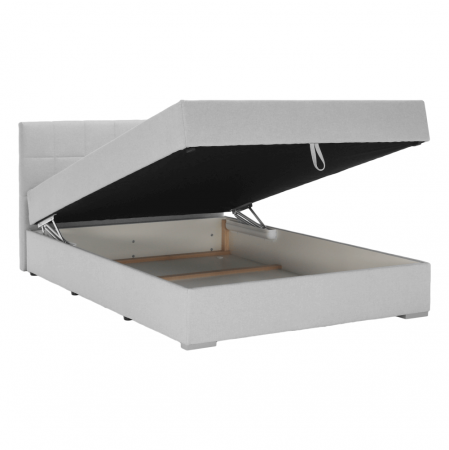 Pat tip BOXSPRING 120x200, gri deschis, FERATA KOMFORT [19]