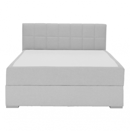 Pat tip BOXSPRING 140x200, gri deschis, FERATA KOMFORT [21]