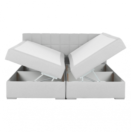 Pat tip BOXSPRING 180x200, gri deschis, FERATA KOMFORT [24]