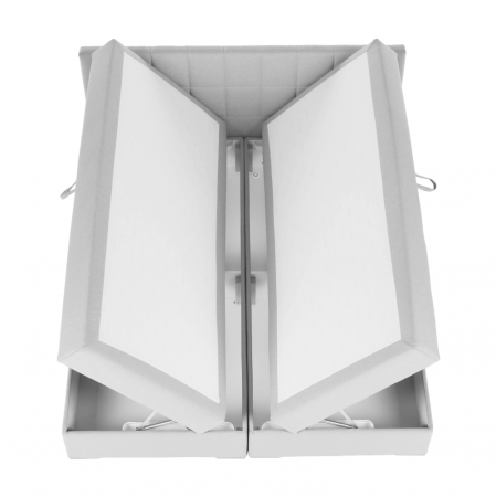 Pat tip BOXSPRING 180x200, gri deschis, FERATA KOMFORT [19]