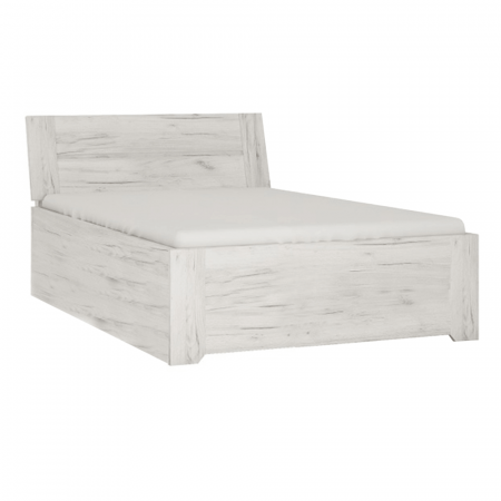 Paturi lemn & pal - Pat typ 90, alb craft, 90x200, ANGEL