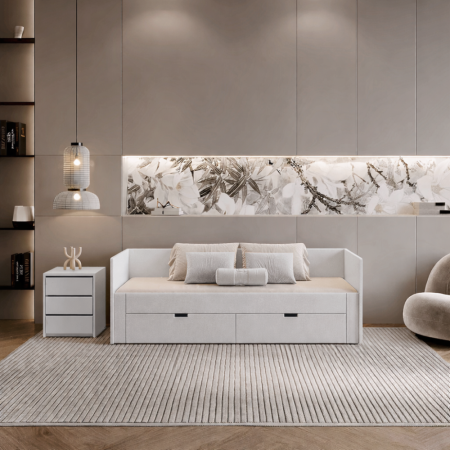 Patul extensibil, caşmir, 90/180x200, ANTONY [9]