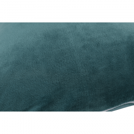 Pernă, material textil de catifea petrol, 60x60, OLAJA TIPUL 5 [10]