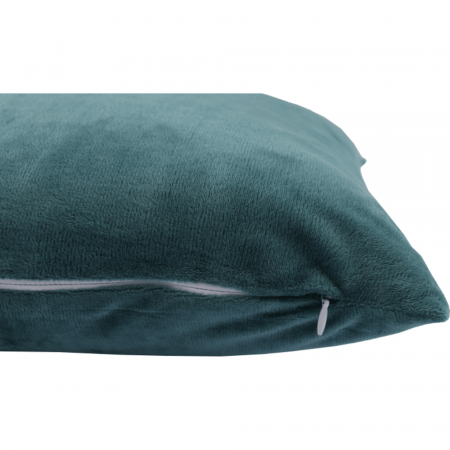 Pernă, material textil de catifea petrol, 60x60, OLAJA TIPUL 5 [13]