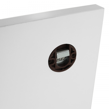 Poliţă MZ18, alb / stejar grand, LEON [6]