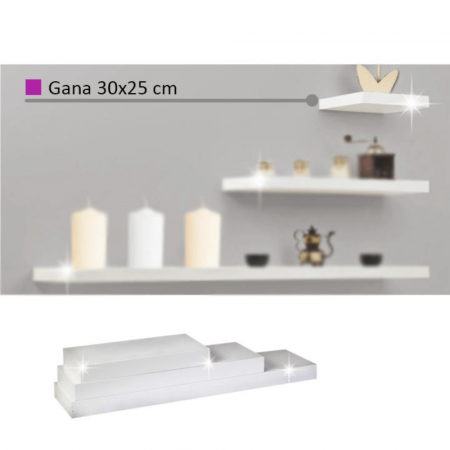 Poliţă, strălucire albă, 30x25, GANA FY 11044-5 [2]