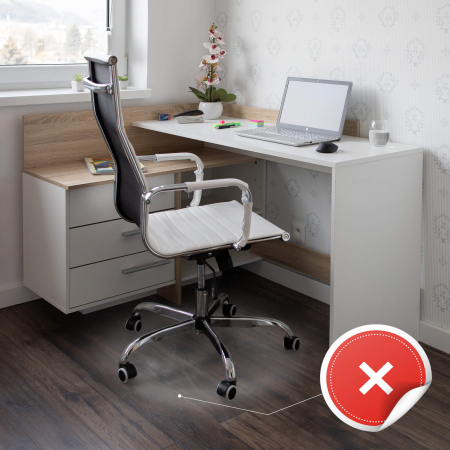 Protecţie podea sub scaun, transparentă, 100x70 cm, 0, 5 mm, ELLIE NEW TYP 1 [7]