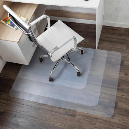 Protecţie podea sub scaun, transparentă, 140x100 cm, 0, 5 mm, ELLIE NEW TYP 3 [6]