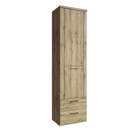 Rafturi/ etajere carti - Raft 1D2S, stejar navarra, DORSI