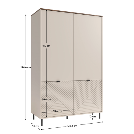 Raft, caşmir/stejar castello, EYCO 4D [4]
