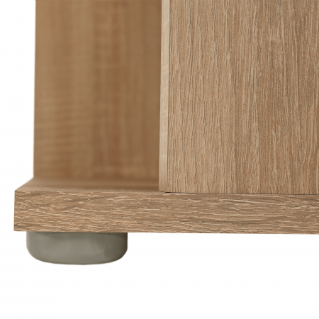 Raft de colţ, stejar sonoma, KORIND [8]