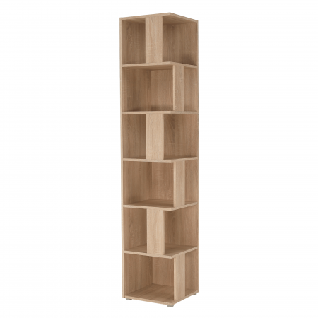 Raft de colţ, stejar sonoma, KORIND [2]