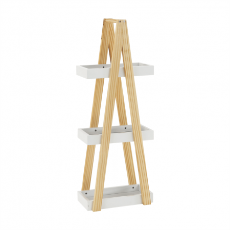 Raft de depozitare, alb / natural, ARVEN [7]