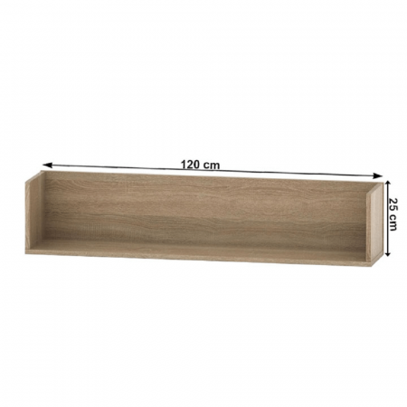 Raft de perete, stejar sonoma, TEMPO ASISTENT NEW 029-00 [3]