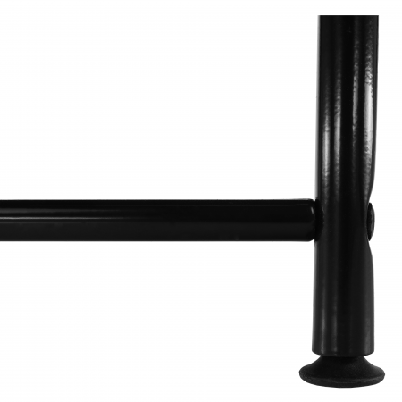 Raft pentru pantofi, lemn rustic şi metal negru / MDF, KELAM [13]