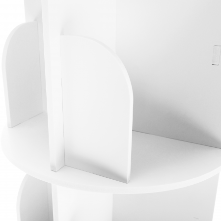 Raft pivotant, 5 poliţe, alb, ERION TIP 2 +cadou [1]