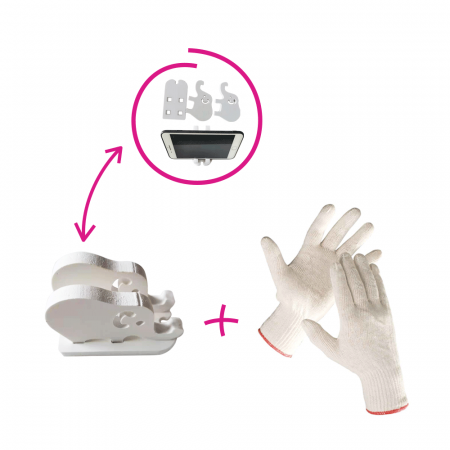 Raft pivotant, 5 poliţe, alb, ERION TIP 2 +cadou [11]