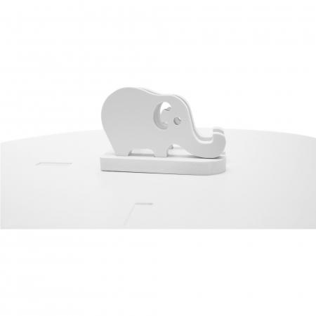 Raft pivotant, 5 poliţe, alb, ERION TIP 2 +cadou [4]