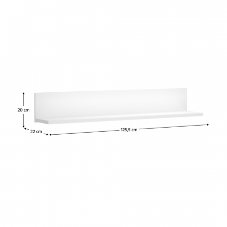 Raft suspendat 130, alb, ERODIN [1]