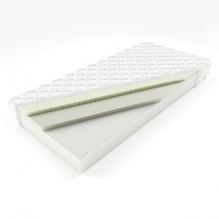Saltele - Saltea spuma latex+spuma Hr flexibila+spuma t25,160 X 200 X 18 cm grosime, husa matlasata, antialergica, detasabila, lavabila, Bortis