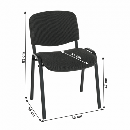Scau de birou, gri, ISO NEW C26 [15]
