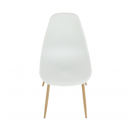 Scaun, alb/natural, SINTIA [8]