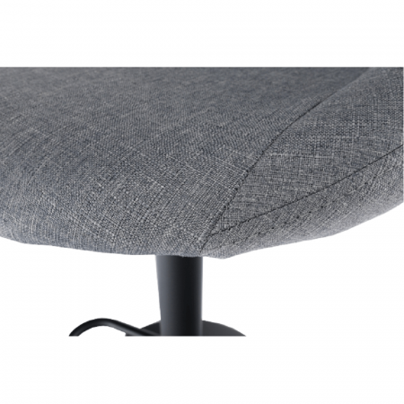 Scaun bar, material textil gri/negru, TERKAN [13]