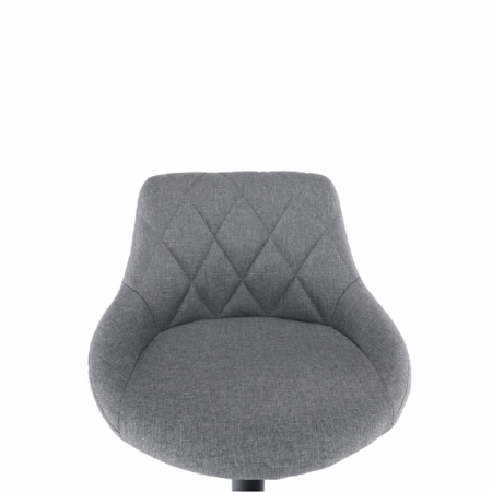 Scaun bar, material textil gri/negru, TERKAN [10]