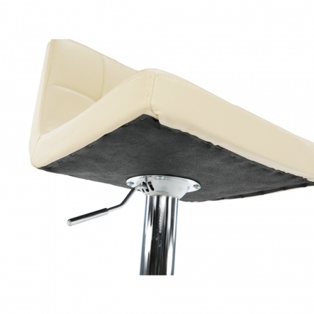 Scaun bar, piele ecologică bej/crom, KANDY NEW [10]