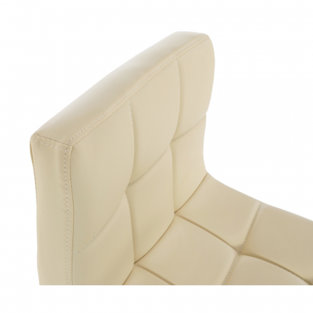 Scaun bar, piele ecologică bej/crom, KANDY NEW [8]