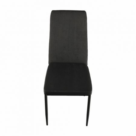 Scaun bucătărie, gri închis/negru, ENRA [11]